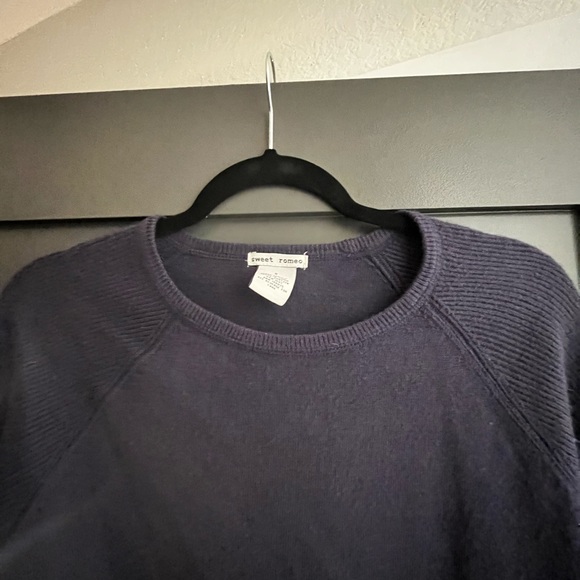 Purple soft sweater, crew neck, bought from Nordstrom - Picture 3 of 5